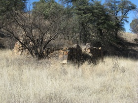 An old stone house in the Cott Tank Drainage on AZT Passage 3.