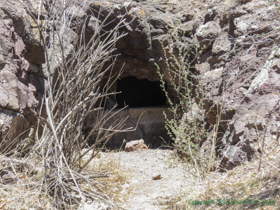 A tunnel used to transport water for use in hydraulic mining for gold in the early 20th century.