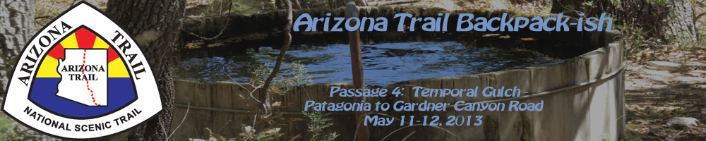 Arizona Trail Passage 4 Day Hikes - February 2013