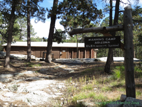 Manning Camp, high in the Rincon Mountains.