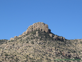 A blocky knob near the end of Arizona Trail Passage 10.