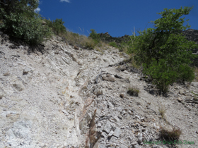 The trail up from Romero Pass.  What?  This thing gets even STEEPER?????