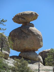 A cool bulbous hoodoo on Mount Lemmon.