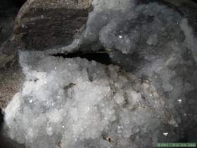 A fantasatic quartz filled geode I found in Virgus Canyon