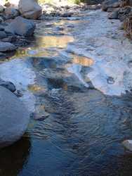 Little Blue Creek in the morning.