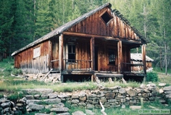 The Ripley house in the ghost town of Coolidge, Montana.