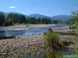 The Bitteroot River on the Teller Wildlife Refuge.