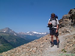 Here I am near Dawson Pass.