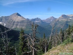 Hiking up to Cut Bank Pass.