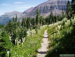 Heading down towards Pitamakan Lake.