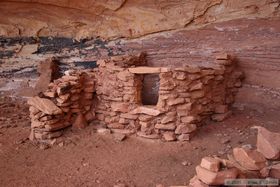 Perfect Kiva Ruin in Bullet Canyon.