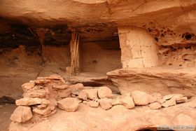 A granary at Jailhouse Ruin in Bullet Canyon.