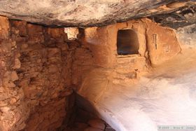 A granary at Jailhouse Ruin in Bullet Canyon.