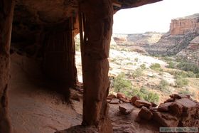 A granary at Jailhouse Ruin in Bullet Canyon.