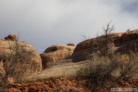 A ruin on the rim of Bullet Canyon.
