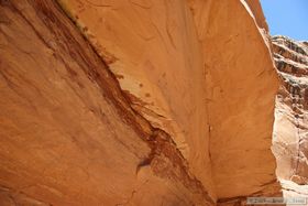 Pictographs at Green Mask Spring in Sheiks Canyon.