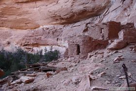 Split-Level Ruin in Grand Gulch.