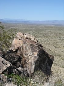 The beginning of some expansive views from the Harcuvar Mountains.