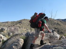 Jerry Curless:  Man of Steel . . .  and Many Things Attached to Backpack.