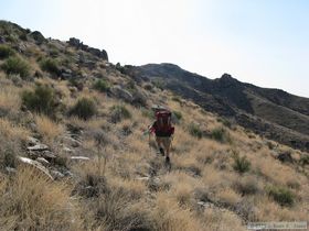 Jerry traversing a peak..