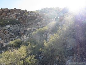 It felt like we were climbing straight into the sun!  Oh wait, we were..