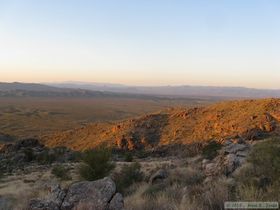 Near sunset at camp.