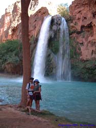 Brian and Shannon at Havasu Falls.