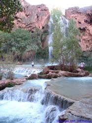 Jeff and Necoe at Havasu Falls.