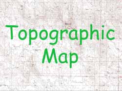 USGS Topographic map of the area we explored.