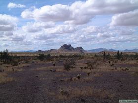 Lonesome Peak, near the northwestern edge of the Kofa Mountains.