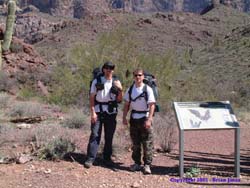 Jeff and Brian at the trailhead