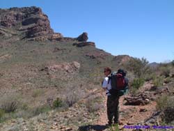 Jeff at the top of Bull Pasture Trail