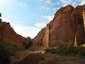 Buckskin Gulch at the Wire Pass confluence.