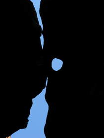 A skylight Buckskin Gulch.