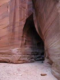Chuck hiking in Buckskin Gulch.
