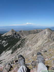 View from North Truchas Peak in the Sangre de Cristo Mountains.