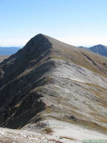 Looking back towards North Truchas Peak.