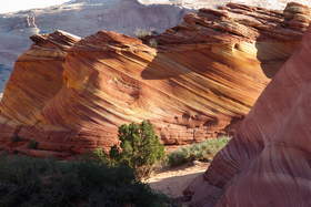 Sandstone formation near the Wave in Coyote Buttes North.