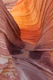 Sandstone formation near the Wave in Coyote Buttes North.