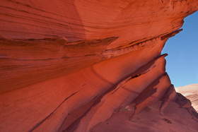 Sandstone fins in Coyote Buttes South.