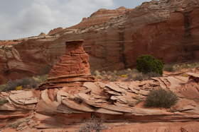 Sandstone formation near upper Buckskin Gulch.