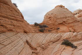 Sandstone formation near upper Buckskin Gulch.