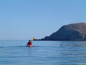 Brian D. on his way out to Punta la Tijerete.