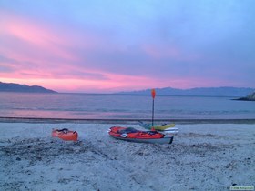 Sunset at Ensenada Alcatraz.