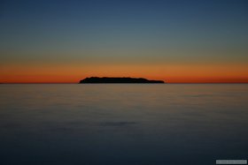 Sunrise at Bahia de los Angeles.