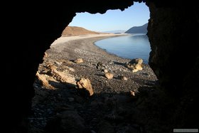 Near the 'fishing village' at Bahia Guadalupe.