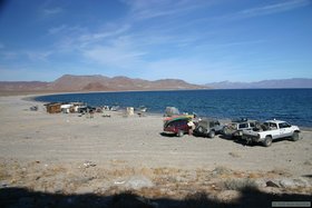 The 'fishing village' at Bahia Guadalupe.