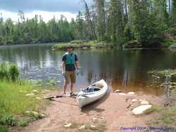 Brian ready to row.