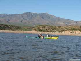 Chuck and Dad on Lake Roosevelt.