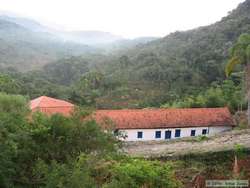 This building was down the hill outside our window at Santuario do Caraca.